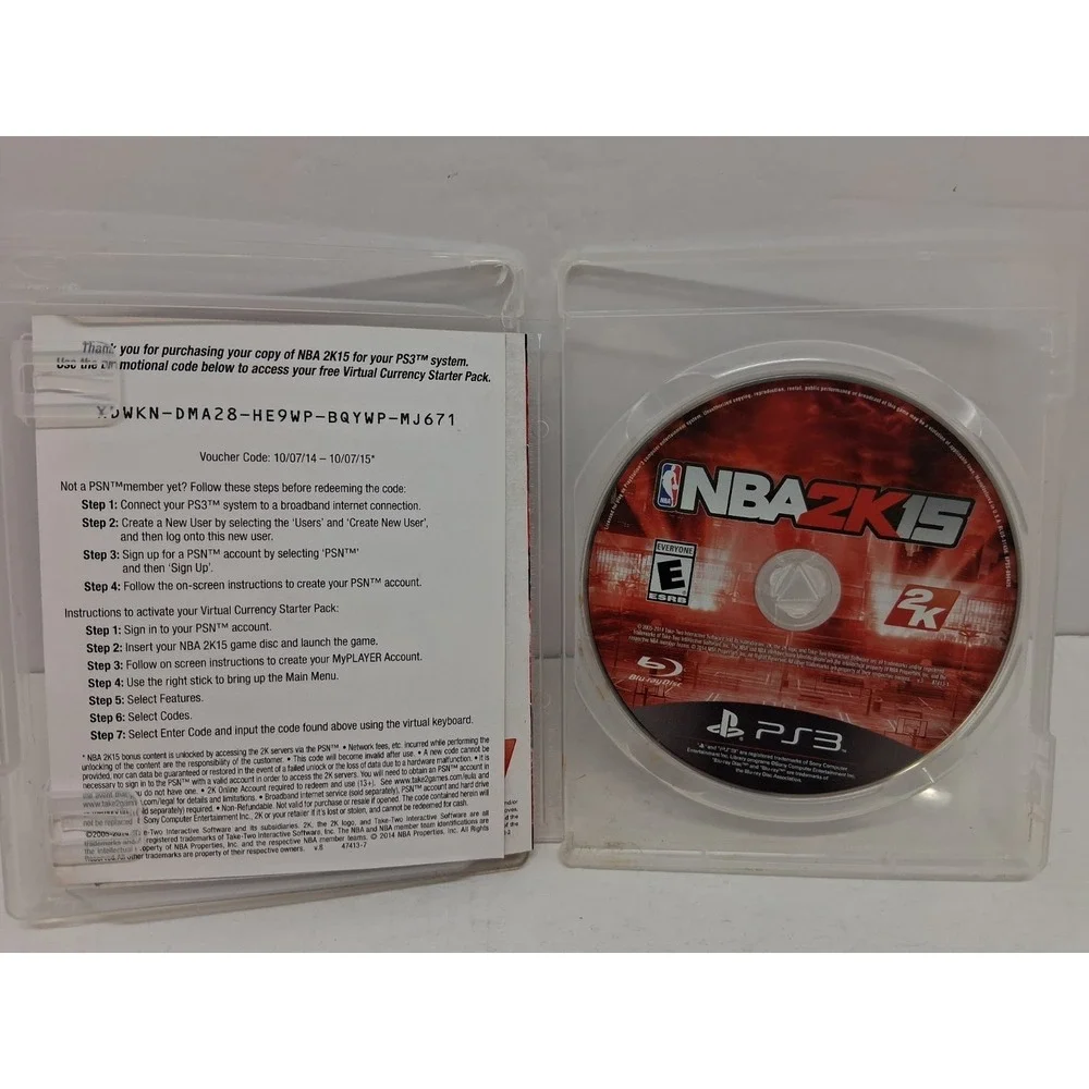 NBA 2K15 (Sony PlayStation 3, 2014)